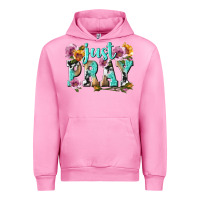 Fuchsia Pink just pray Urban Hoodie - texasbilliewilder