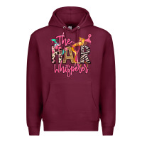 Burgundy the hair whisperer Premium Hoodie - texasbilliewilder