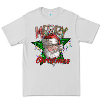 Dove Grey festive santa claus greeting Premium Tee - CowhideDigitalArt