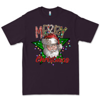 Plum festive santa claus greeting Premium Tee - CowhideDigitalArt