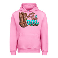 Fuchsia Pink justas malltown girlie Urban Hoodie - texasbilliewilder