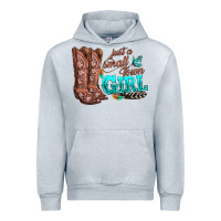 Heather Grey justas malltown girlie Urban Hoodie - texasbilliewilder