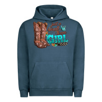 Pigment Midnight Navy justas malltown girlie Urban Hoodie - texasbilliewilder
