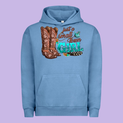 Justas Malltown Girlie Urban Hoodie Designed By Texasbilliewilder