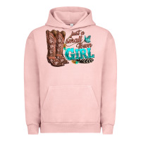 Pigment Salmon justas malltown girlie Urban Hoodie - texasbilliewilder