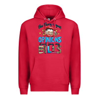 Cardinal the thing is your opinions dont pay my bills Premium Hoodie - texasbilliewilder