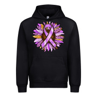 Black Cancer Awareness Sunflower Urban Hoodie - RanaPortraitStore