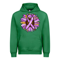 Emerald Cancer Awareness Sunflower Urban Hoodie - RanaPortraitStore