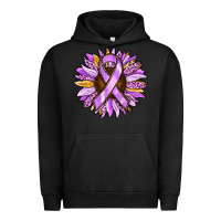 Pigment Black Cancer Awareness Sunflower Urban Hoodie - RanaPortraitStore