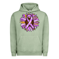 Pigment Oil Green Cancer Awareness Sunflower Urban Hoodie - RanaPortraitStore