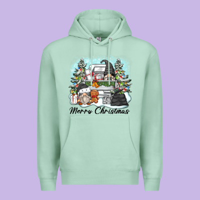 Merry Christmas Gnomes Premium Hoodie Designed By Zillion Design Studio