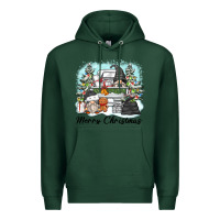 Sports Green merry christmas gnomes Premium Hoodie - Zillion Design Studio