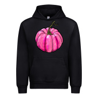 Black Breast Cancer Awareness Pink Pumpkin Urban Hoodie - RanaPortraitStore