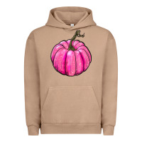 Pigment Burro Breast Cancer Awareness Pink Pumpkin Urban Hoodie - RanaPortraitStore