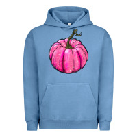 Pigment Pebble Blue Breast Cancer Awareness Pink Pumpkin Urban Hoodie - RanaPortraitStore