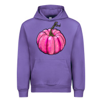 Breast Cancer Awareness Pink Pumpkin Urban Hoodie | Teevron