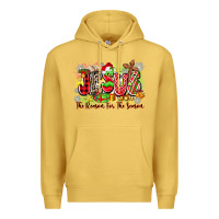Antique Gold jesus the reason for the season Premium Hoodie - Zillion Design Studio