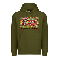 Army Green jesus the reason for the season Premium Hoodie - Zillion Design Studio