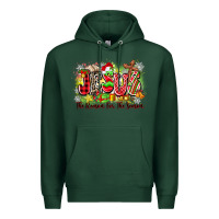 Sports Green jesus the reason for the season Premium Hoodie - Zillion Design Studio