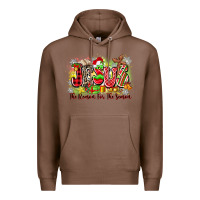 Chestnut jesus the reason for the season Premium Hoodie - Zillion Design Studio