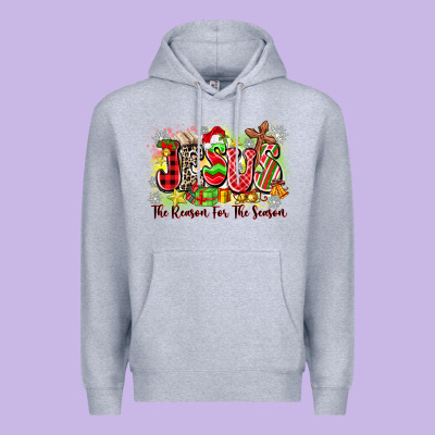 Jesus The Reason For The Season Premium Hoodie Designed By Zillion Design Studio