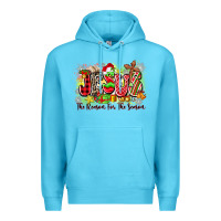 Ocean Blue jesus the reason for the season Premium Hoodie - Zillion Design Studio