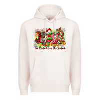 Pale Pink jesus the reason for the season Premium Hoodie - Zillion Design Studio
