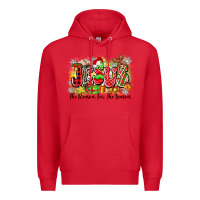 Red jesus the reason for the season Premium Hoodie - Zillion Design Studio