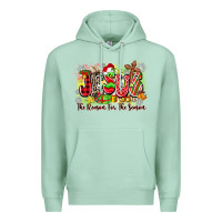 Seafoam jesus the reason for the season Premium Hoodie - Zillion Design Studio