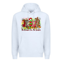 White jesus the reason for the season Premium Hoodie - Zillion Design Studio