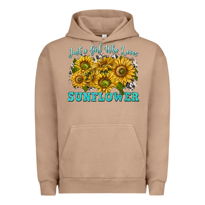 Just A Girl Who Loves Sunflower Urban Hoodie by texasbilliewilder | Teevron