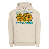 Pigment French Oak just a girl who loves sunflower Urban Hoodie - texasbilliewilder