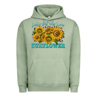 Pigment Oil Green just a girl who loves sunflower Urban Hoodie - texasbilliewilder