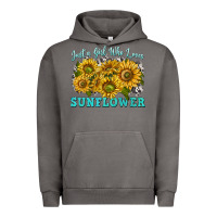Pigment Tornado just a girl who loves sunflower Urban Hoodie - texasbilliewilder