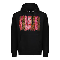 Black valentine's day love brushstrokes Premium Hoodie - RanaPortraitStore