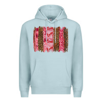 Blue Mist valentine's day love brushstrokes Premium Hoodie - RanaPortraitStore