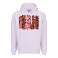 Lilac valentine's day love brushstrokes Premium Hoodie - RanaPortraitStore