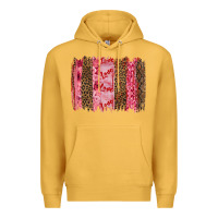 Mustard valentine's day love brushstrokes Premium Hoodie - RanaPortraitStore