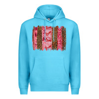 Ocean Blue valentine's day love brushstrokes Premium Hoodie - RanaPortraitStore