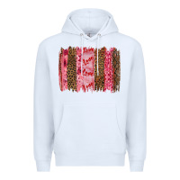 White valentine's day love brushstrokes Premium Hoodie - RanaPortraitStore