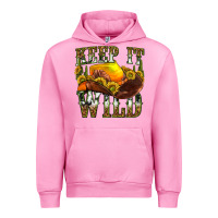 Fuchsia Pink keep it wild western Urban Hoodie - texasbilliewilder