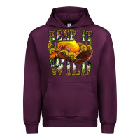 Mauve Wine keep it wild western Urban Hoodie - texasbilliewilder