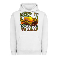 Pigment Lunar Rock keep it wild western Urban Hoodie - texasbilliewilder