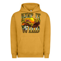 Pigment Peanut Butter keep it wild western Urban Hoodie - texasbilliewilder