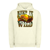 Pigment Pistachio keep it wild western Urban Hoodie - texasbilliewilder