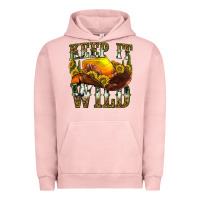 Pigment Salmon keep it wild western Urban Hoodie - texasbilliewilder