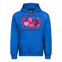 Cobalt In October We Wear Pink Pumpkins Urban Hoodie - RanaPortraitStore