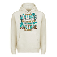 Oatmeal Heather theres bullshit everywhere and not a pasture tbw Premium Hoodie - texasbilliewilder
