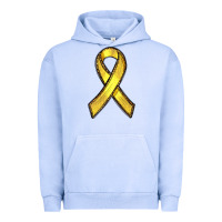 Pigment Grape Ice Gold Cancer ribbon Urban Hoodie - RanaPortraitStore