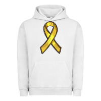 Pigment Lunar Rock Gold Cancer ribbon Urban Hoodie - RanaPortraitStore